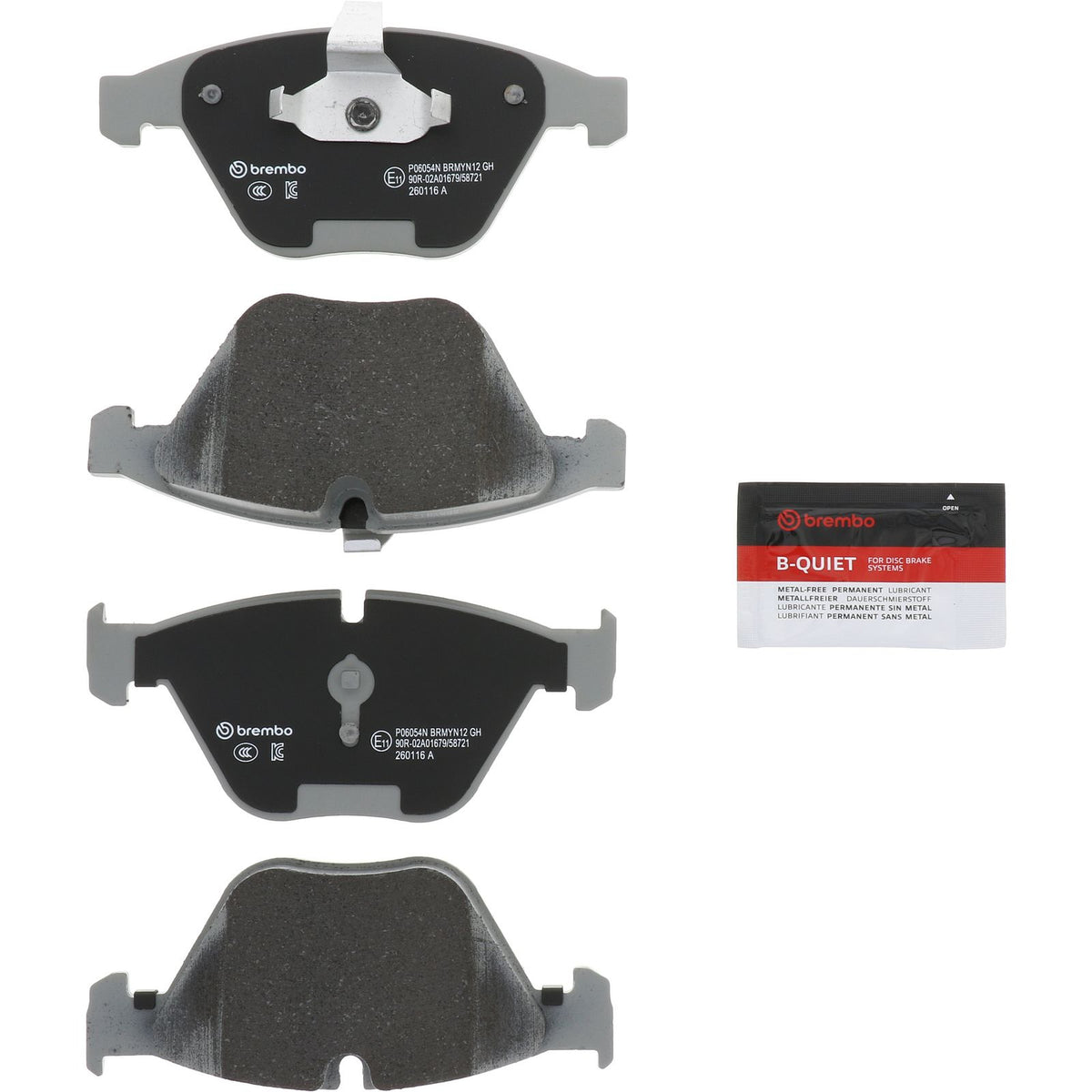 PRIME Ceramic Front Disc Brake Pad Set - P06054N_06