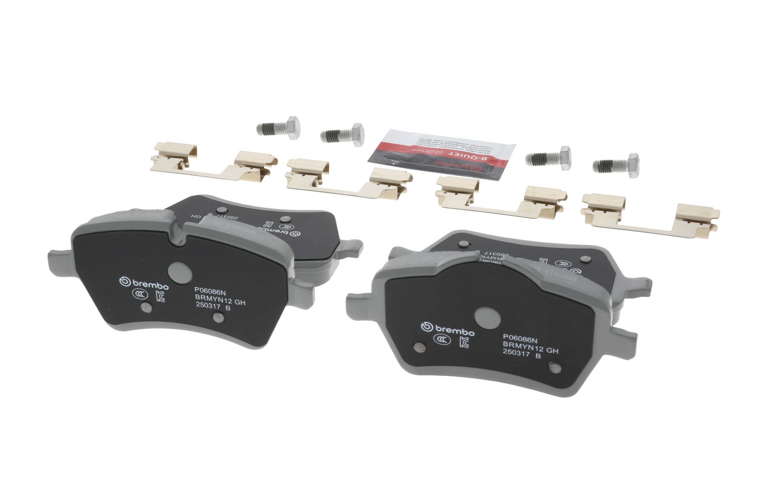 PRIME Ceramic Front Disc Brake Pad Set - P06086N_16