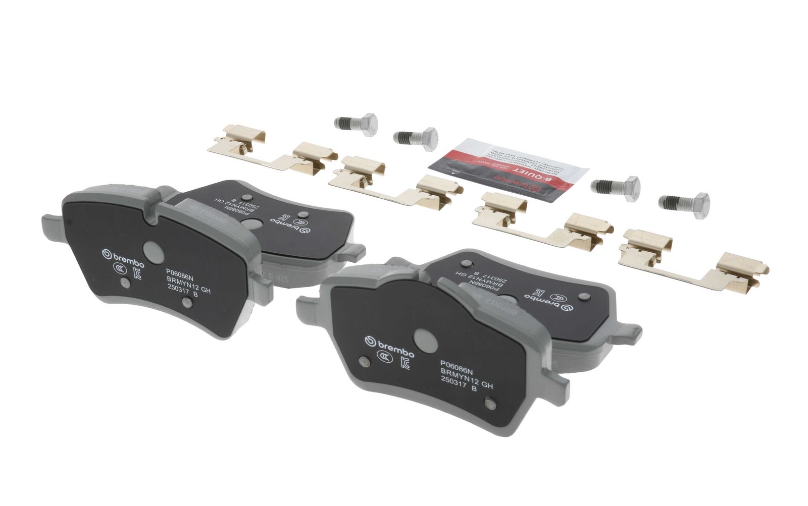 PRIME Ceramic Front Disc Brake Pad Set - P06086N_17