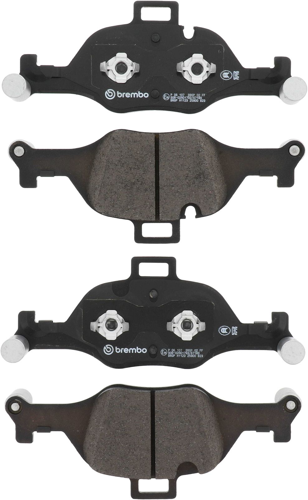 PRIME Ceramic Front Disc Brake Pad Set - P06107_01