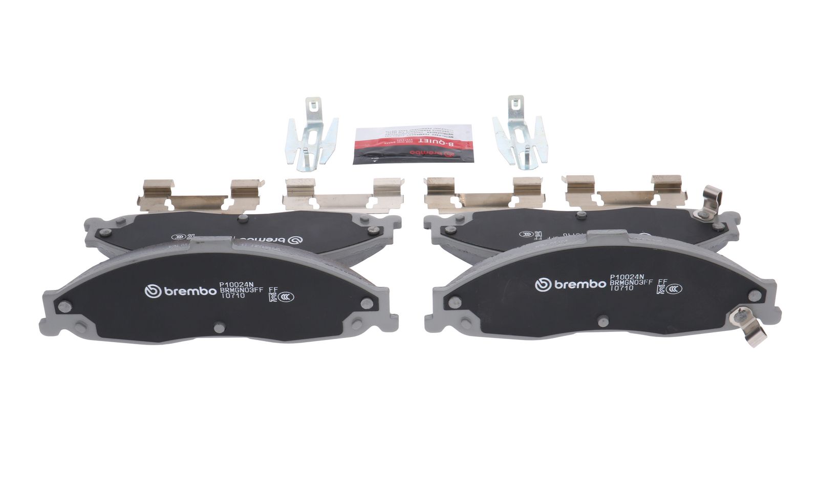 PRIME Ceramic Front Disc Brake Pad Set - P10024N_14