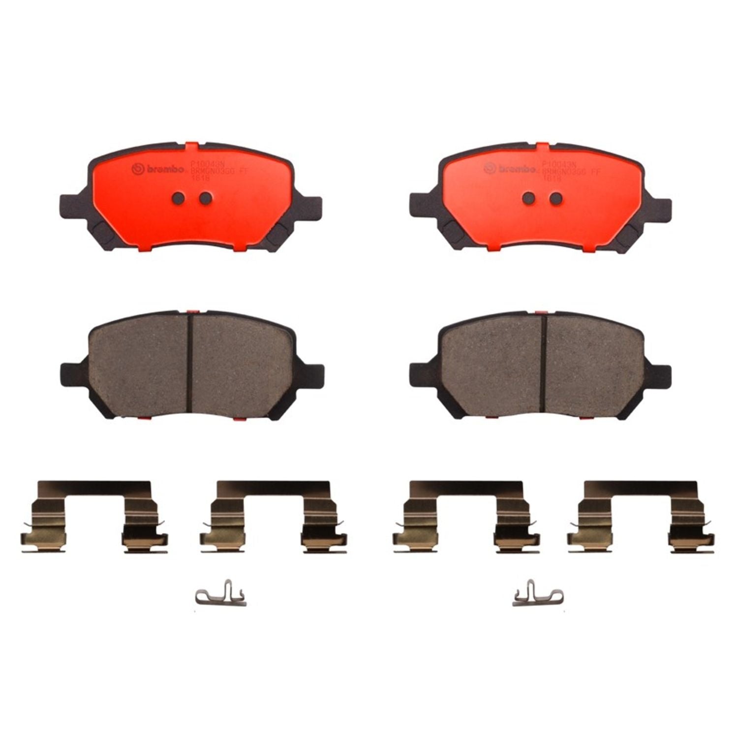 PRIME Ceramic Front Disc Brake Pad Set - P10043N_01