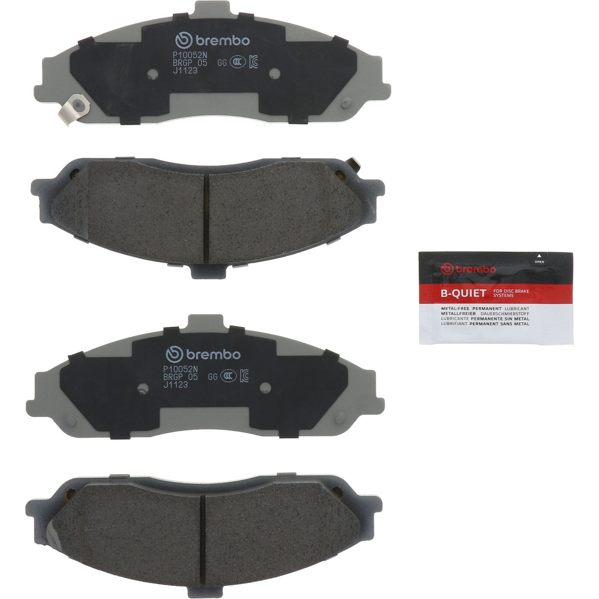 PRIME Ceramic Front Disc Brake Pad Set - P10052N_02