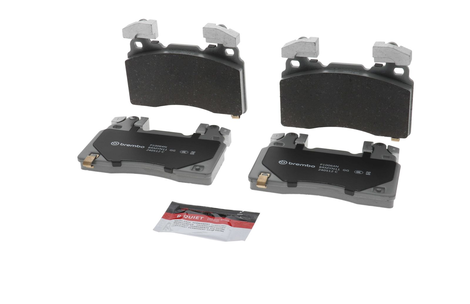 PRIME Ceramic Front Disc Brake Pad Set - P10064N_04