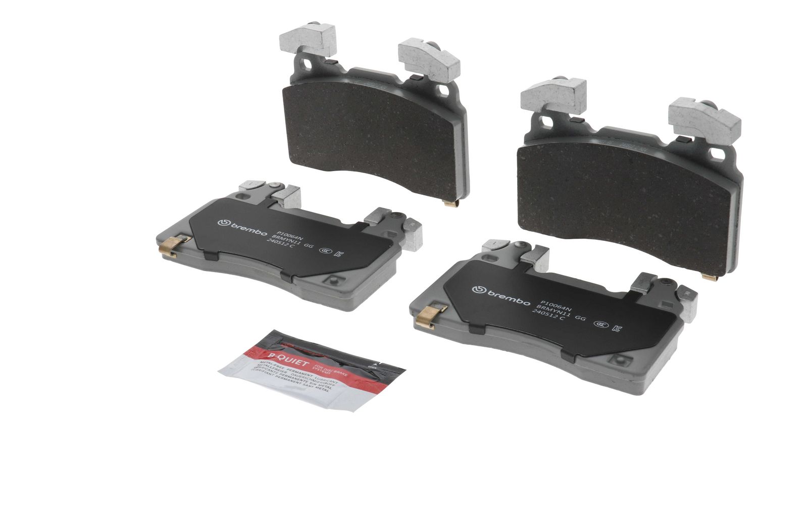 PRIME Ceramic Front Disc Brake Pad Set - P10064N_05