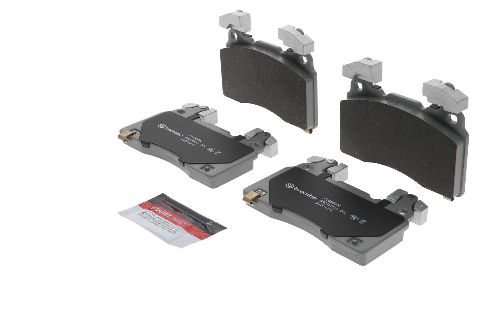 PRIME Ceramic Front Disc Brake Pad Set - P10064N_06