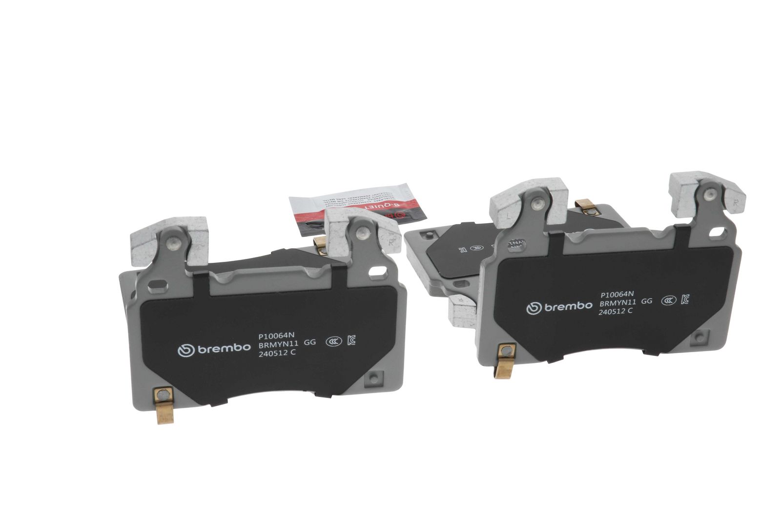 PRIME Ceramic Front Disc Brake Pad Set - P10064N_14