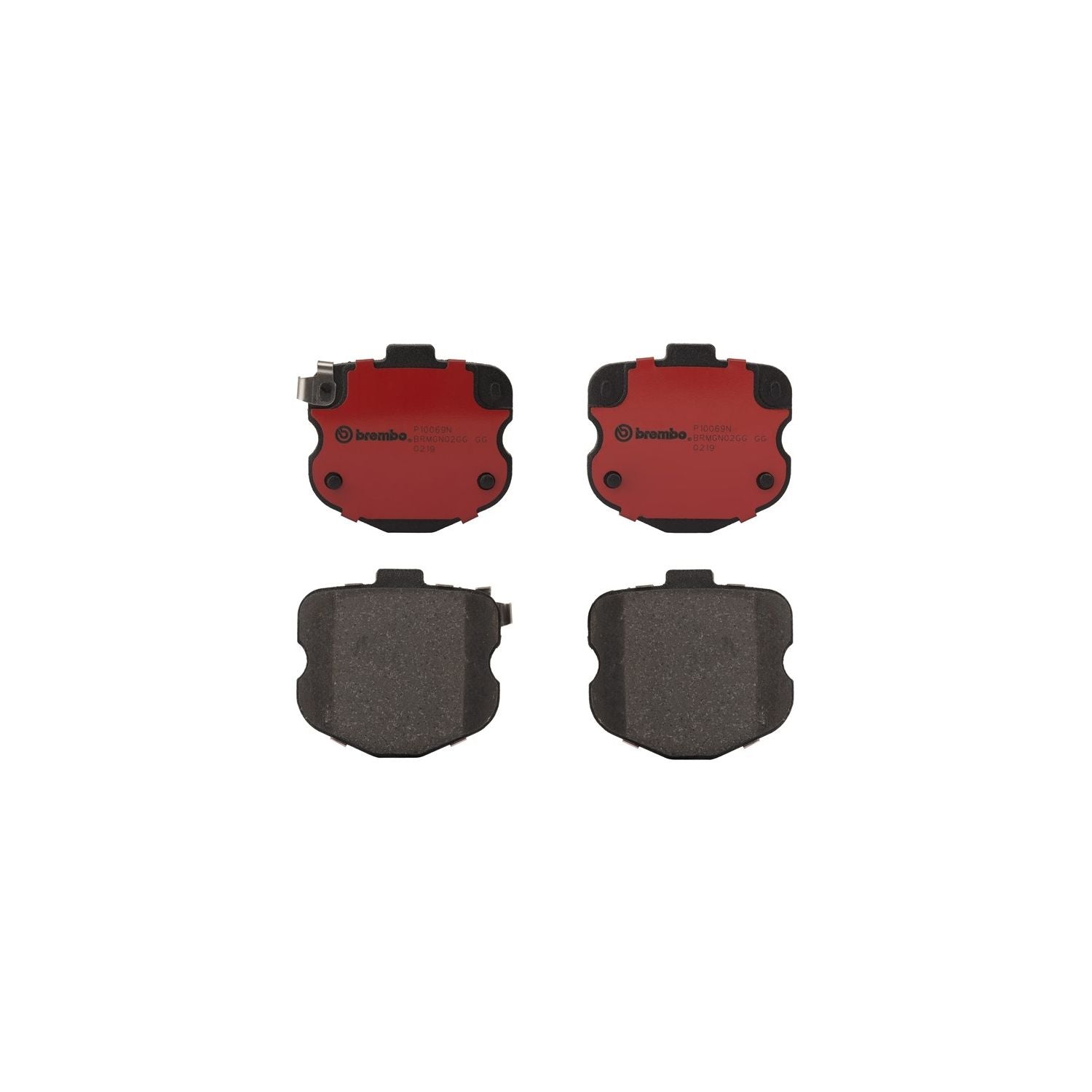 PRIME Ceramic Front Disc Brake Pad Set - P10069N_01
