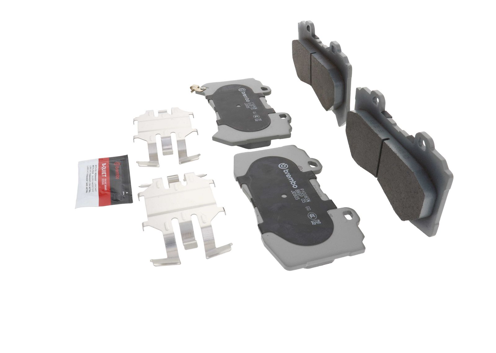 PRIME Ceramic Front Disc Brake Pad Set - P10085N_08