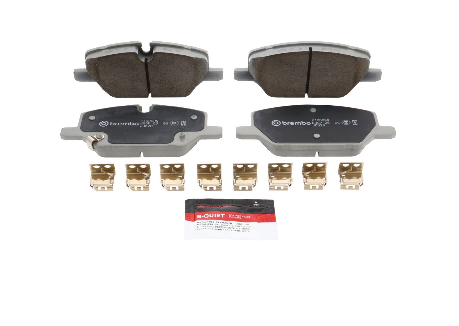 PRIME Ceramic Front Disc Brake Pad Set - P10099N_03