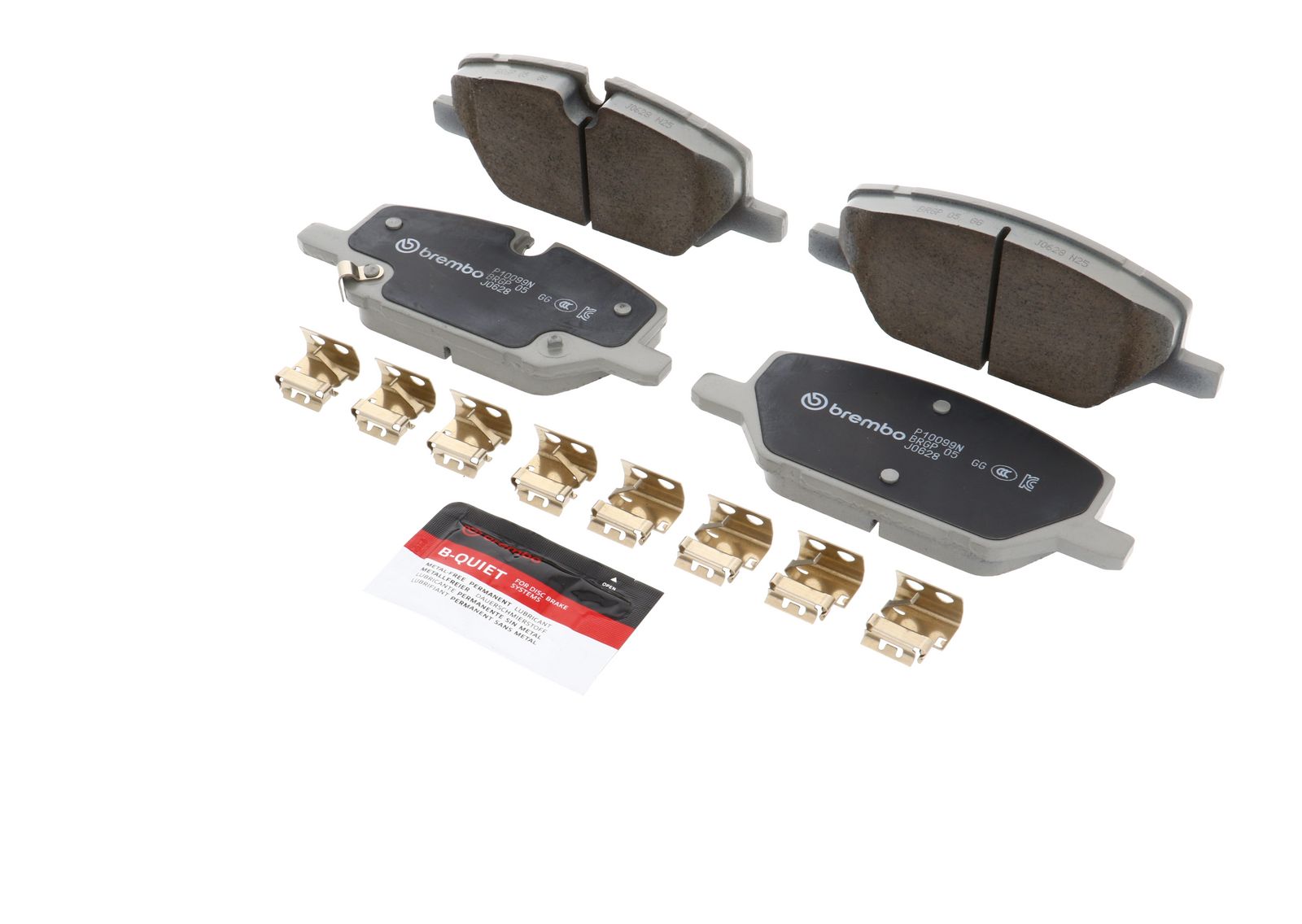 PRIME Ceramic Front Disc Brake Pad Set - P10099N_05