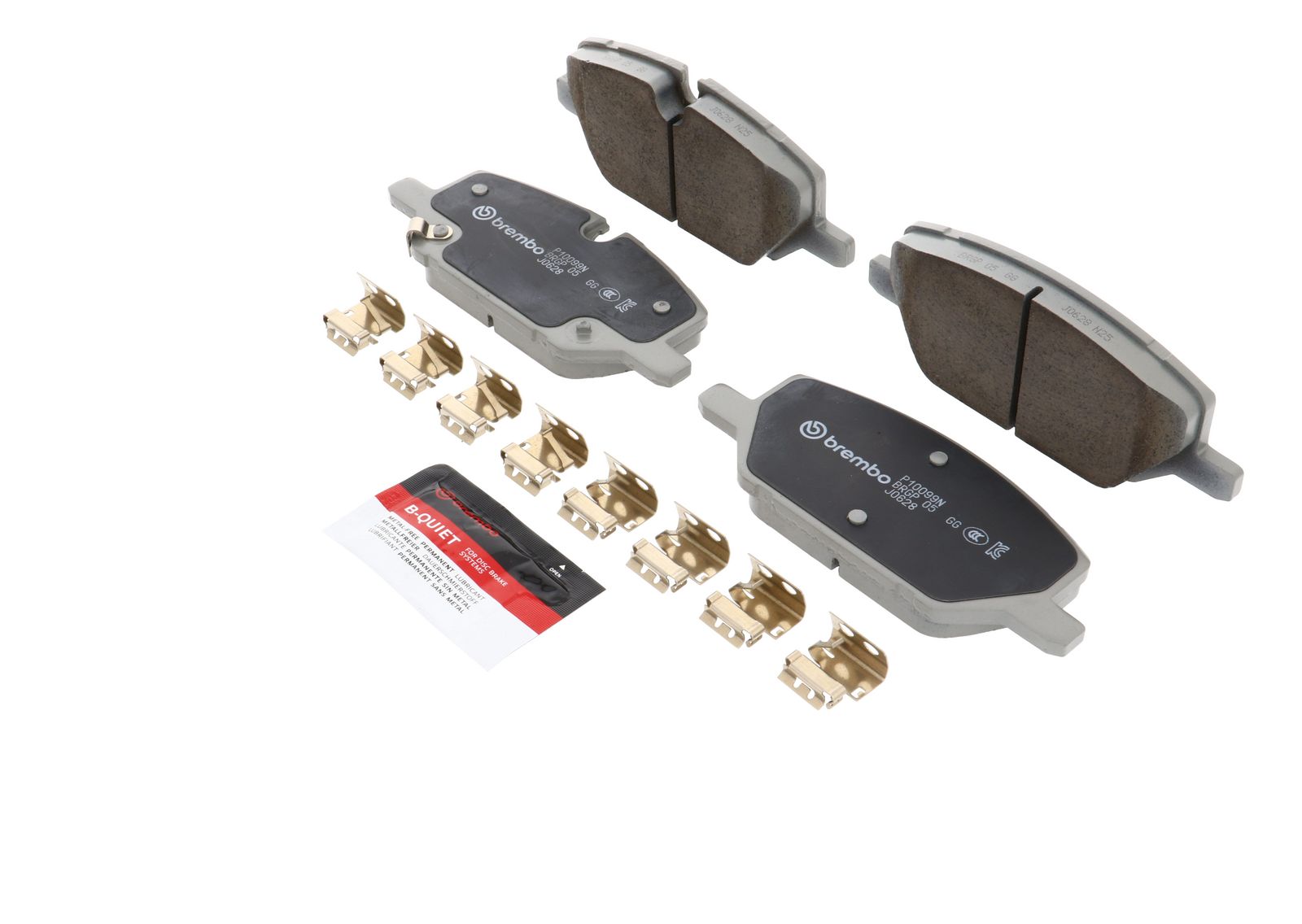 PRIME Ceramic Front Disc Brake Pad Set - P10099N_06