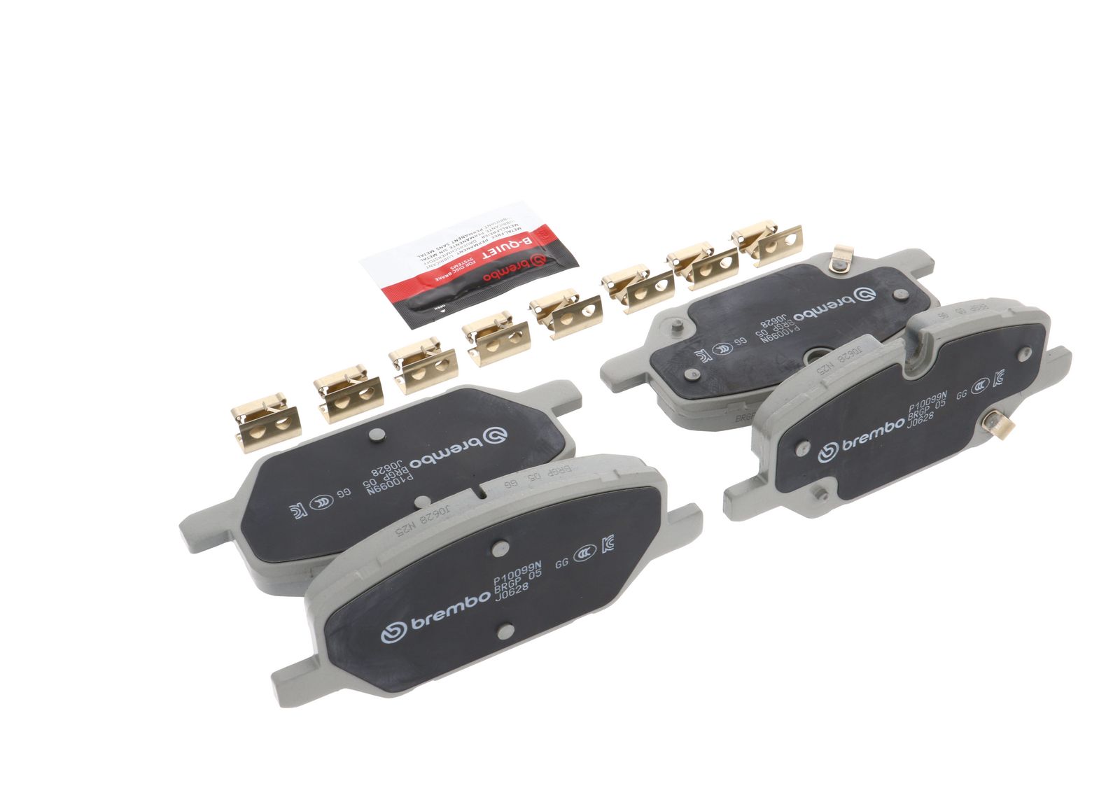 PRIME Ceramic Front Disc Brake Pad Set - P10099N_13