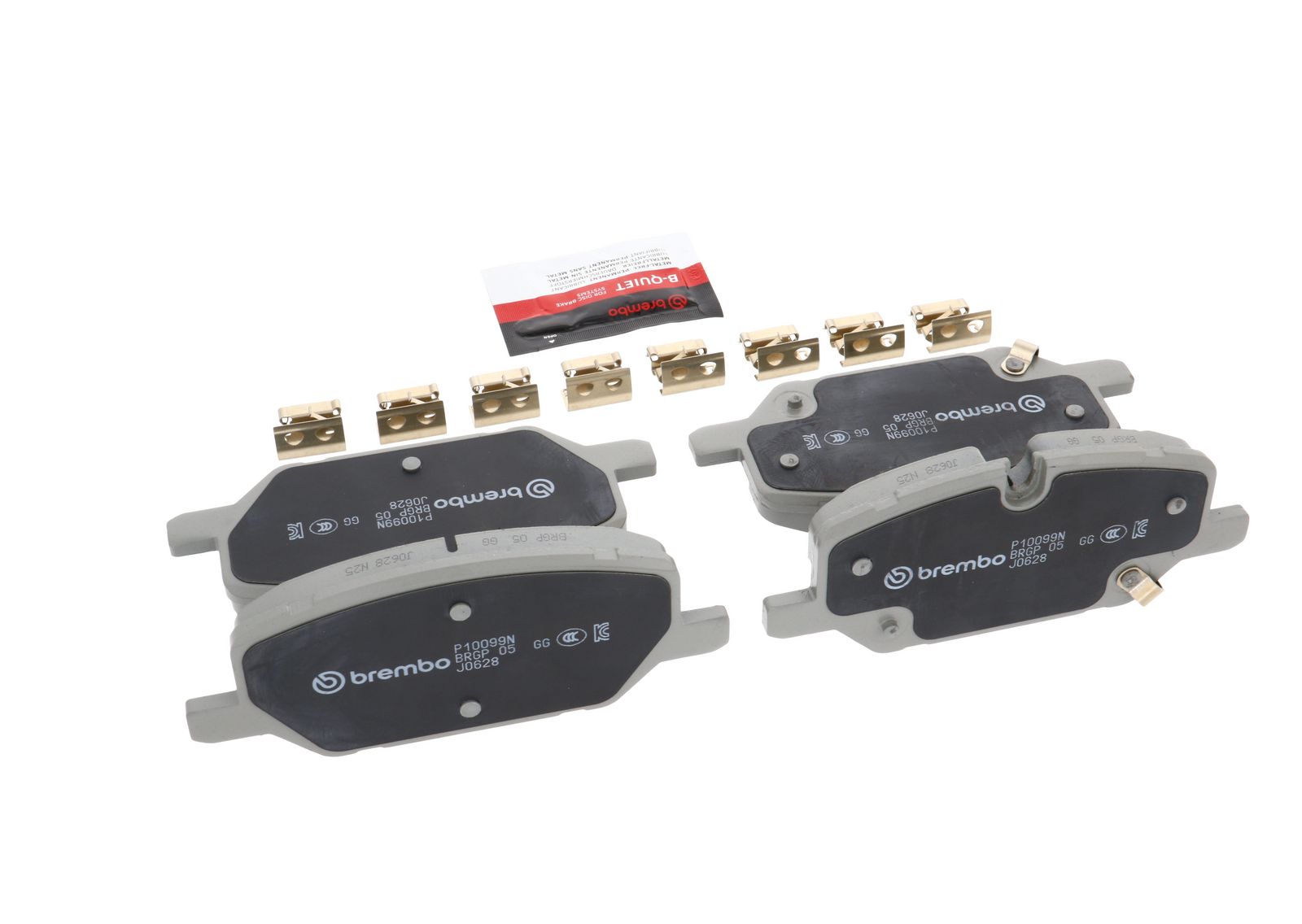 PRIME Ceramic Front Disc Brake Pad Set - P10099N_14