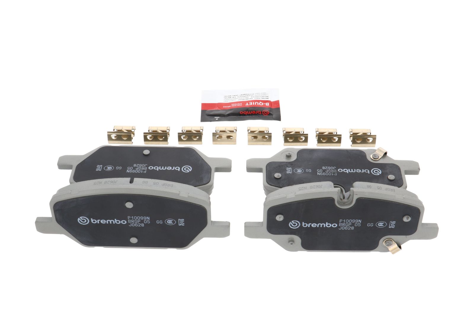PRIME Ceramic Front Disc Brake Pad Set - P10099N_15