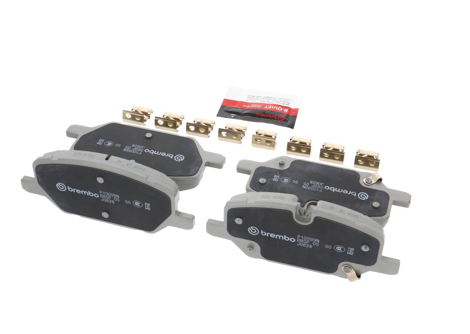 PRIME Ceramic Front Disc Brake Pad Set - P10099N_16
