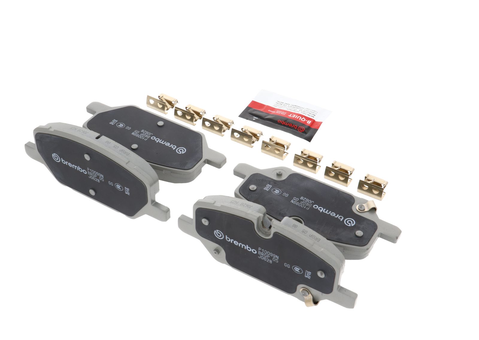PRIME Ceramic Front Disc Brake Pad Set - P10099N_17