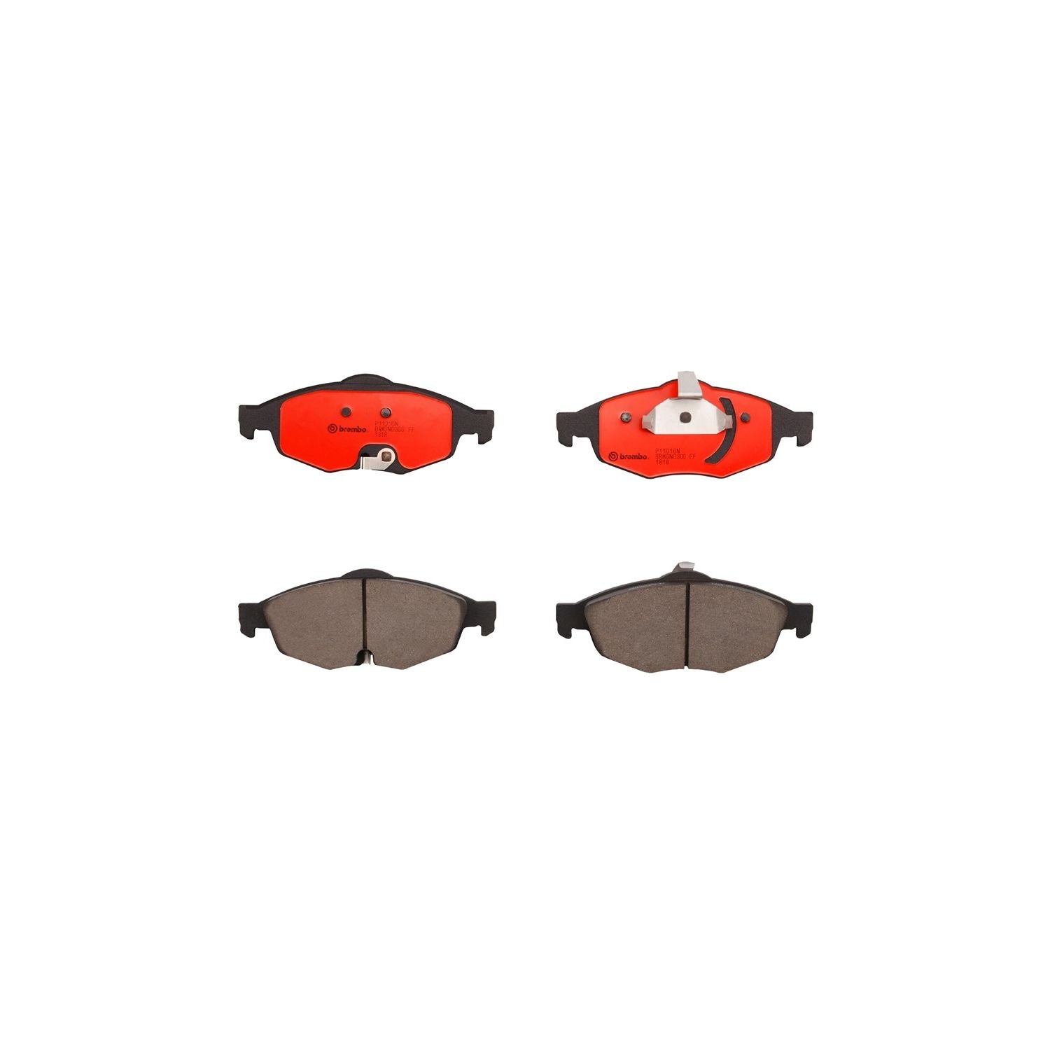 PRIME Ceramic Front Disc Brake Pad Set - P11016N_01