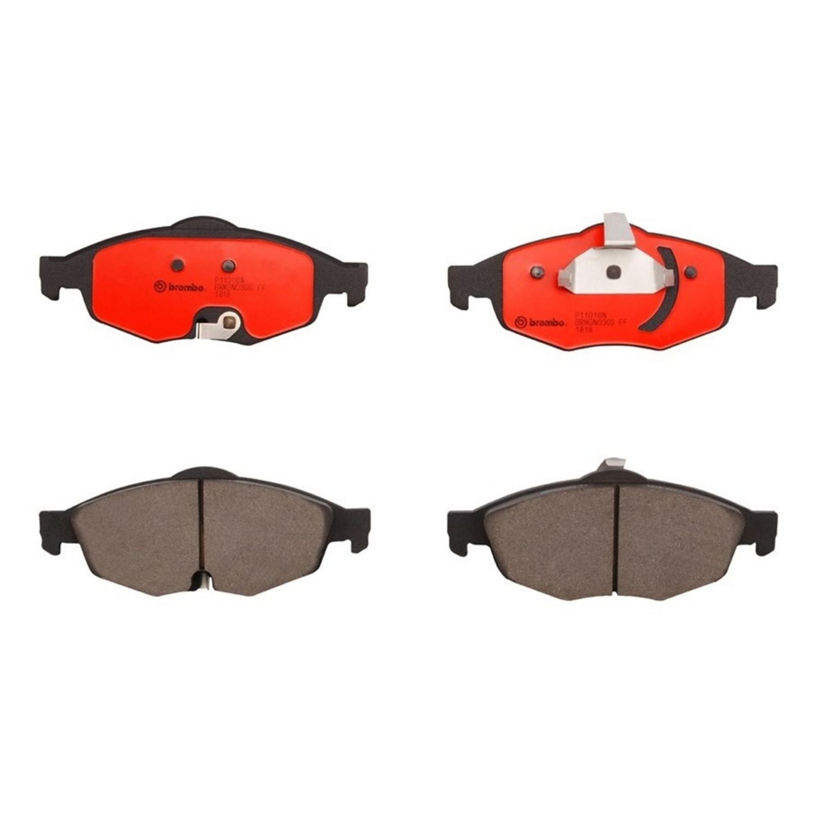 PRIME Ceramic Front Disc Brake Pad Set - P11016N_01