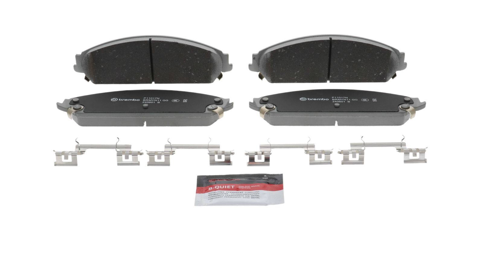PRIME Ceramic Front Disc Brake Pad Set - P11017N_03