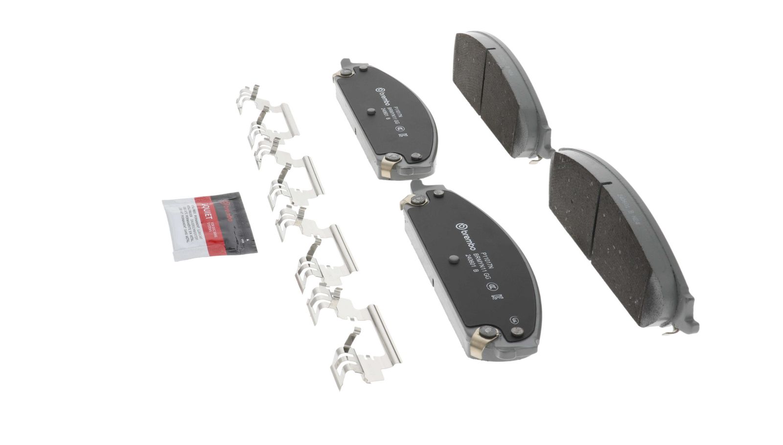 PRIME Ceramic Front Disc Brake Pad Set - P11017N_08