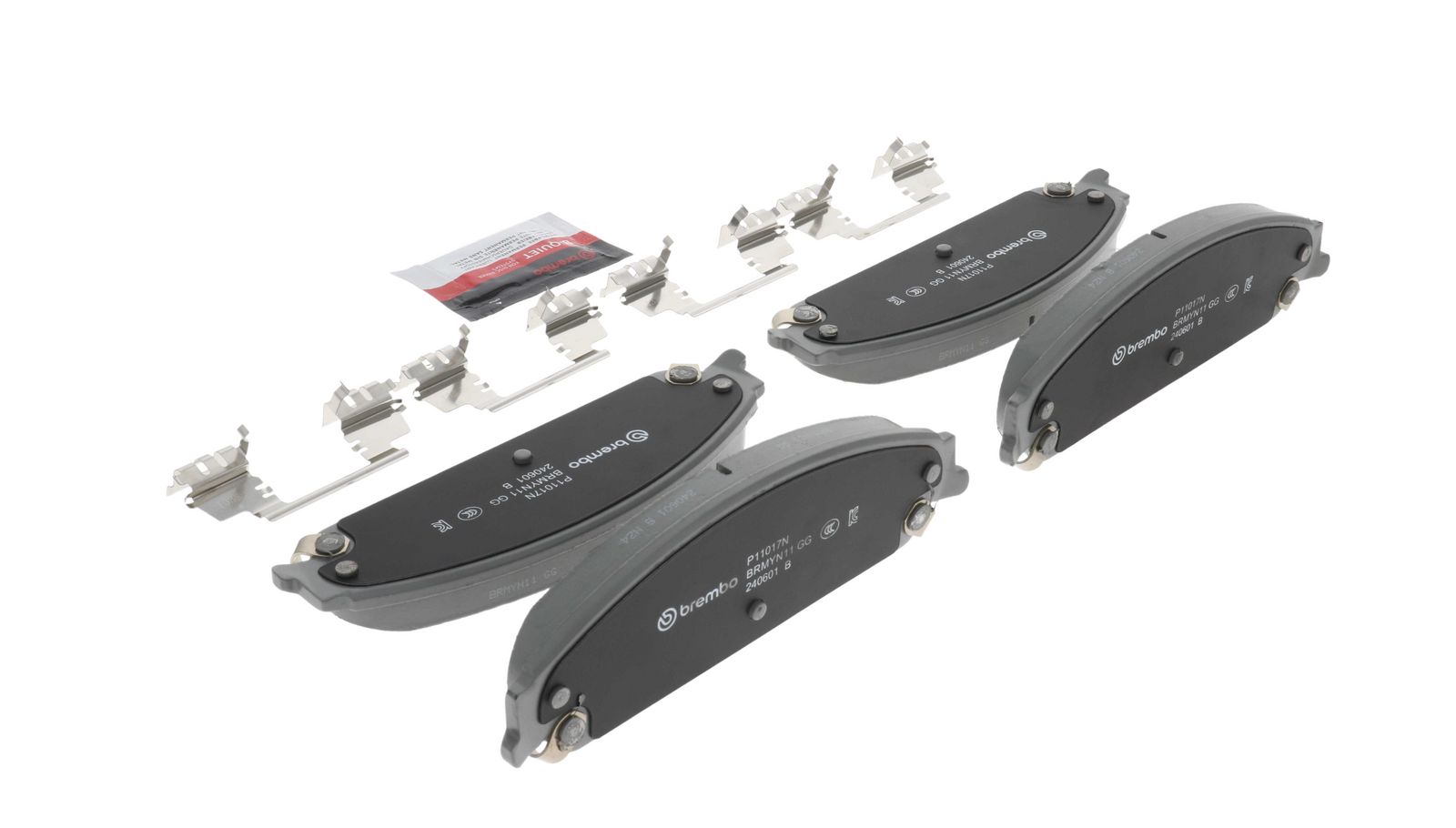 PRIME Ceramic Front Disc Brake Pad Set - P11017N_12