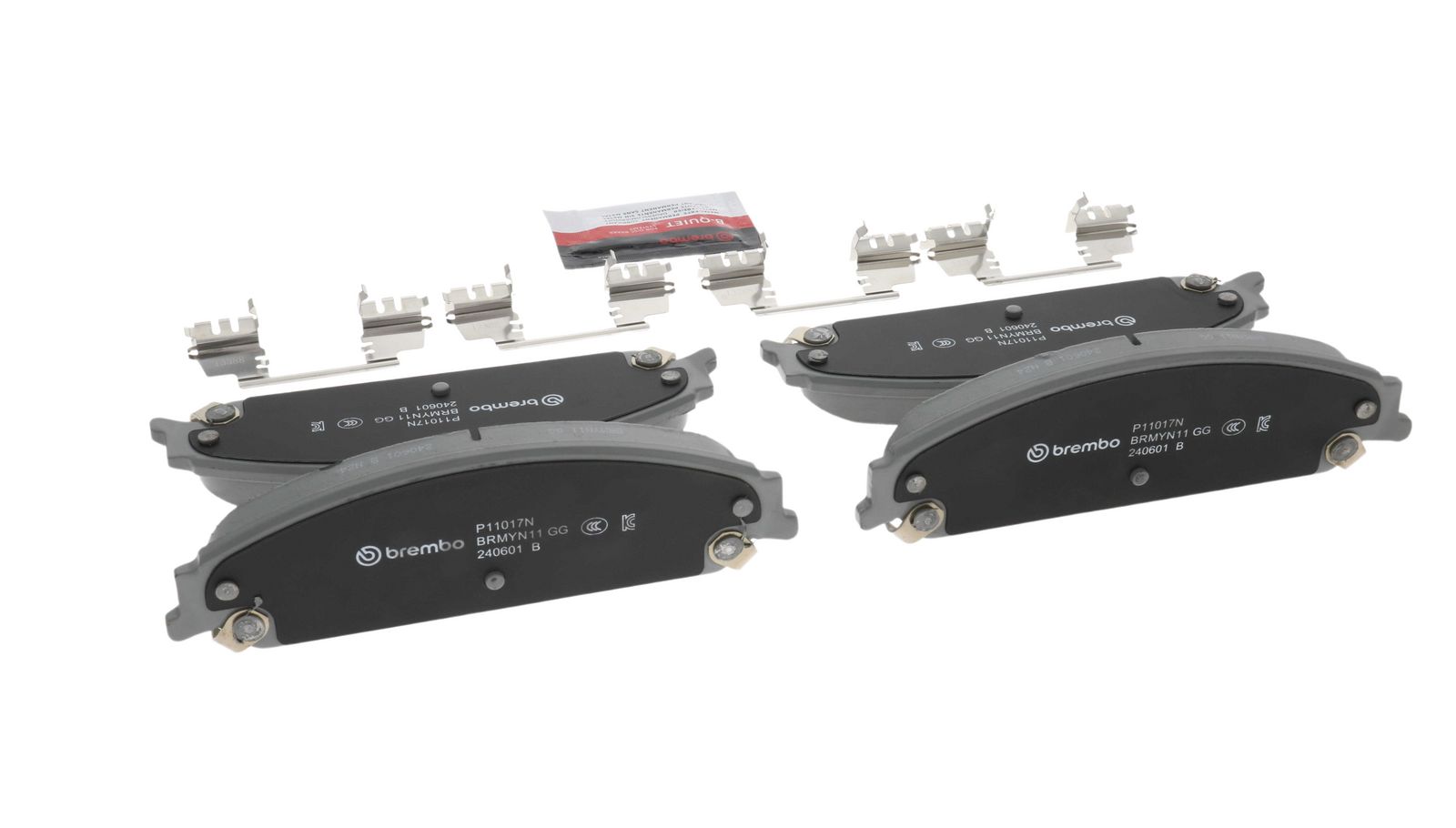 PRIME Ceramic Front Disc Brake Pad Set - P11017N_14
