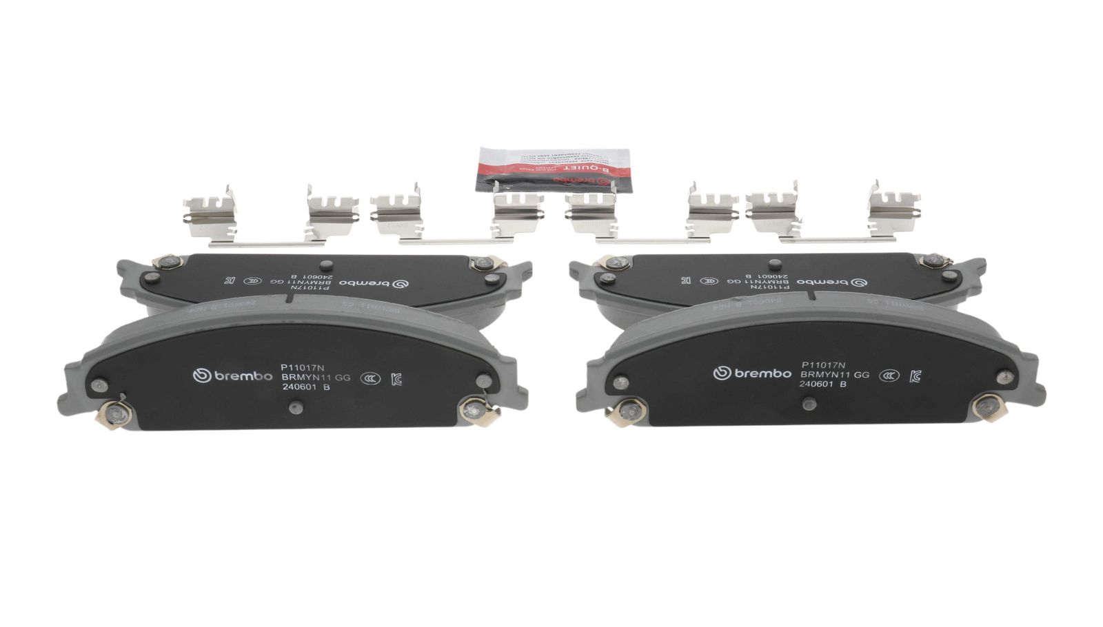 PRIME Ceramic Front Disc Brake Pad Set - P11017N_15