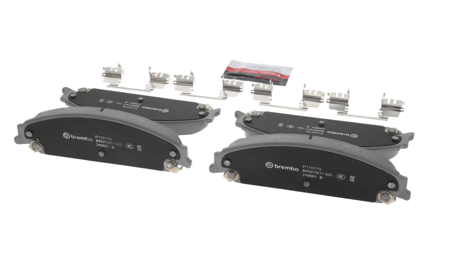 PRIME Ceramic Front Disc Brake Pad Set - P11017N_16