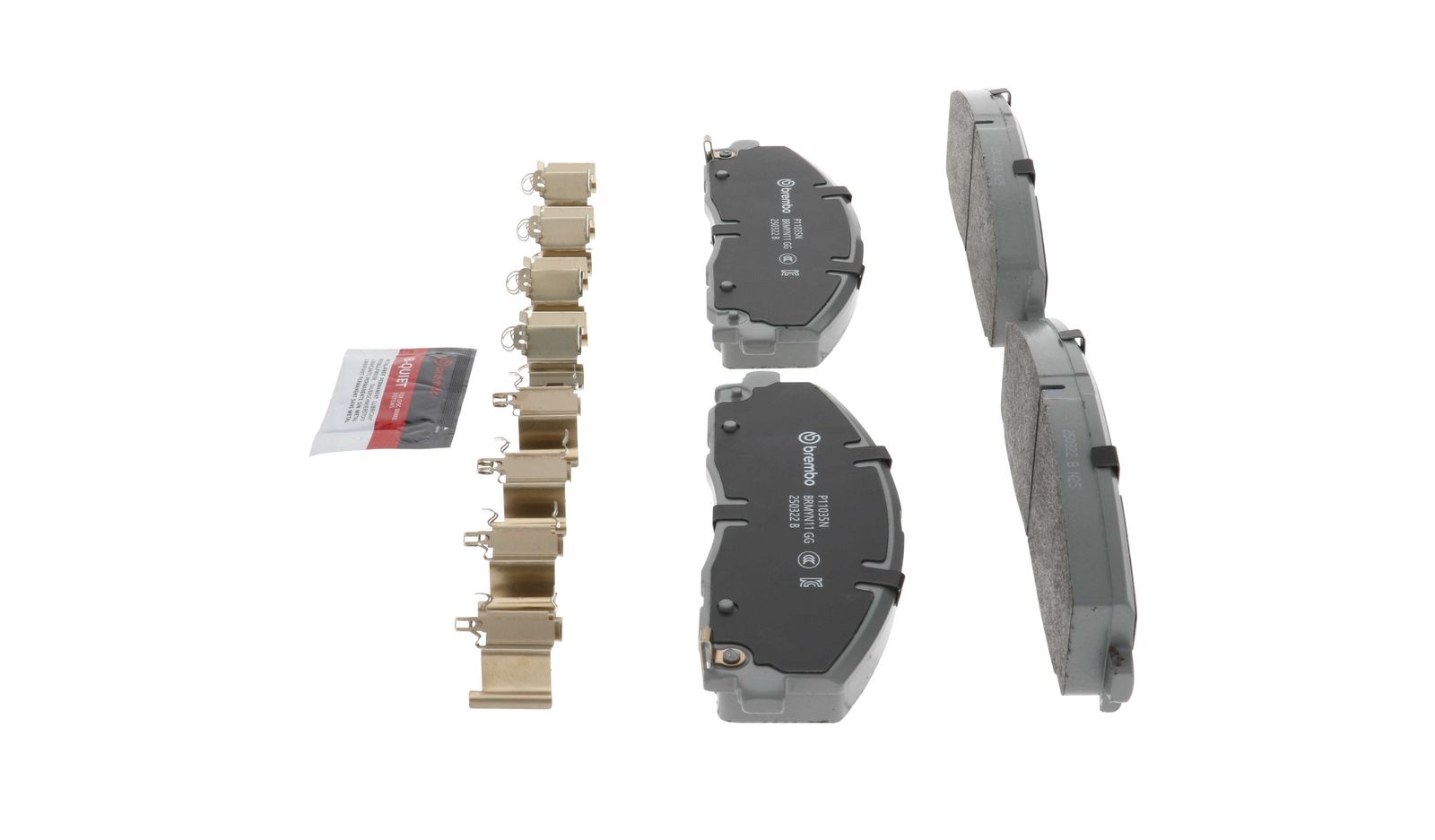 PRIME Ceramic Front Disc Brake Pad Set - P11035N_13