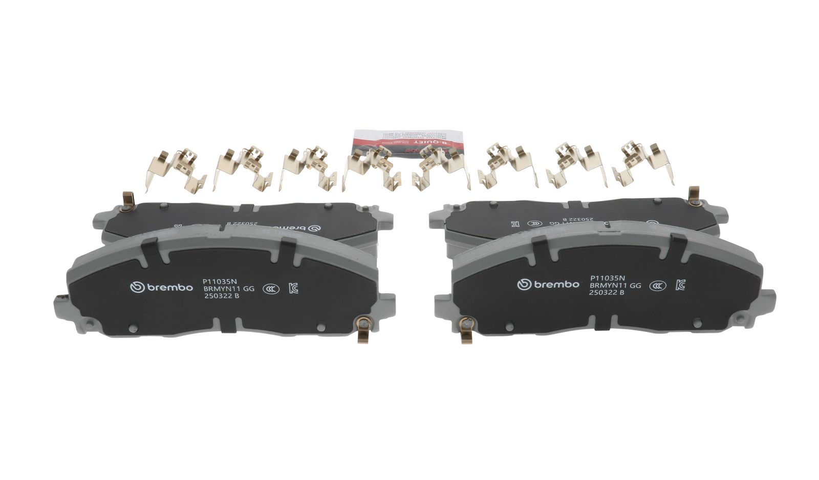 PRIME Ceramic Front Disc Brake Pad Set - P11035N_19