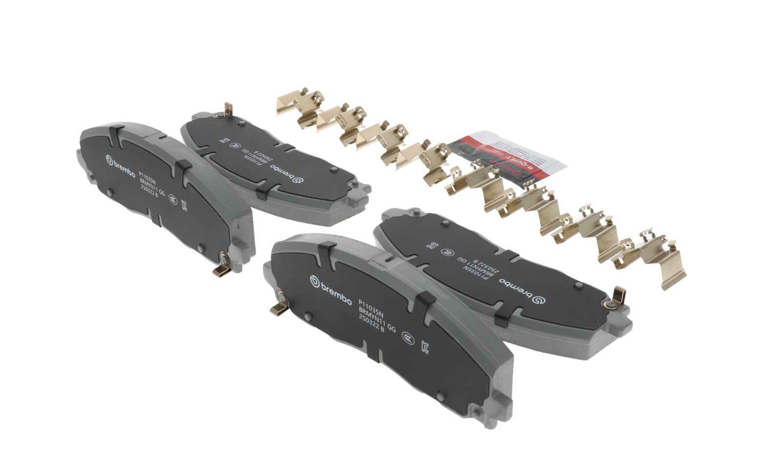 PRIME Ceramic Front Disc Brake Pad Set - P11035N_22