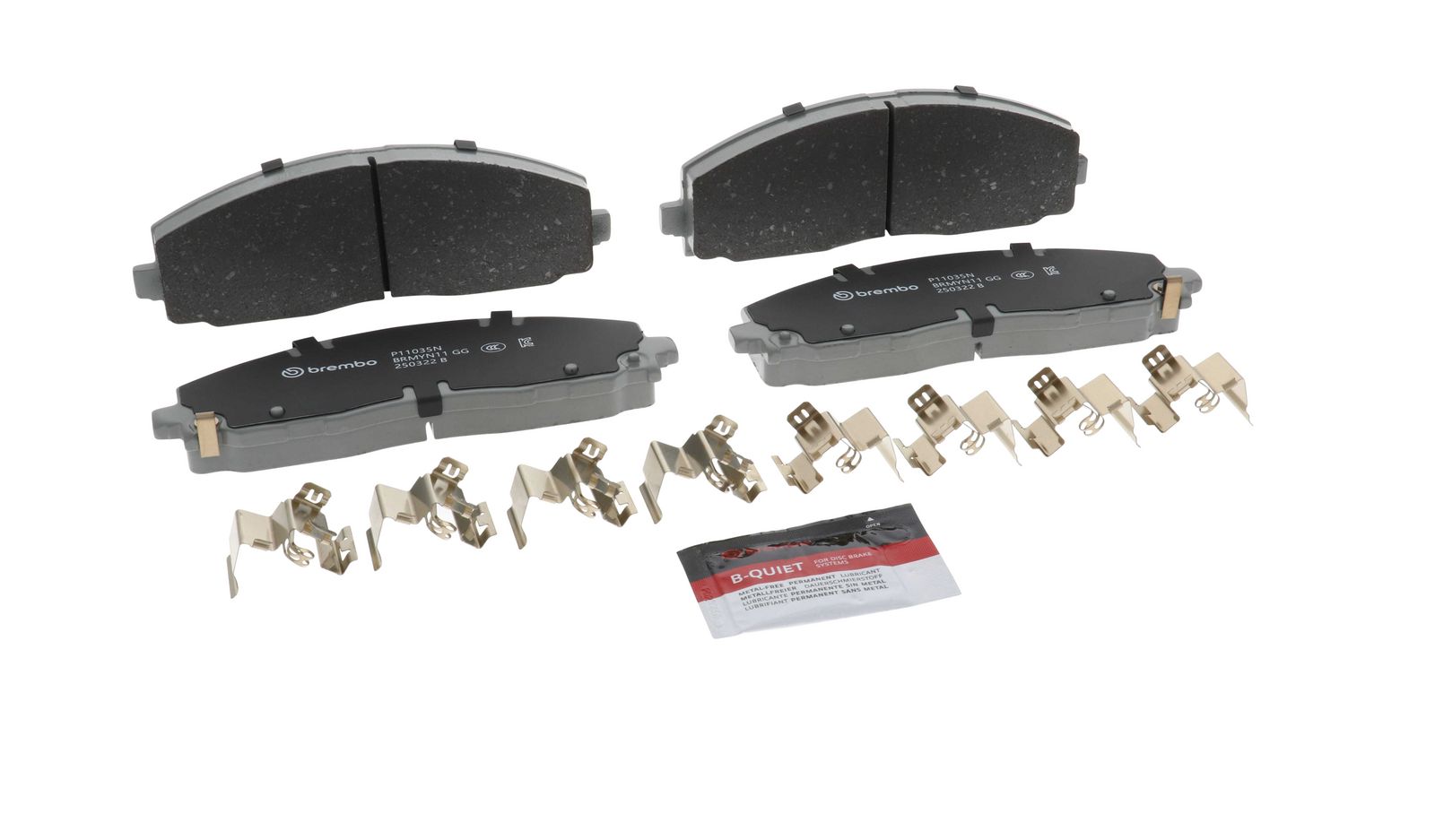 PRIME Ceramic Front Disc Brake Pad Set - P11035N_30