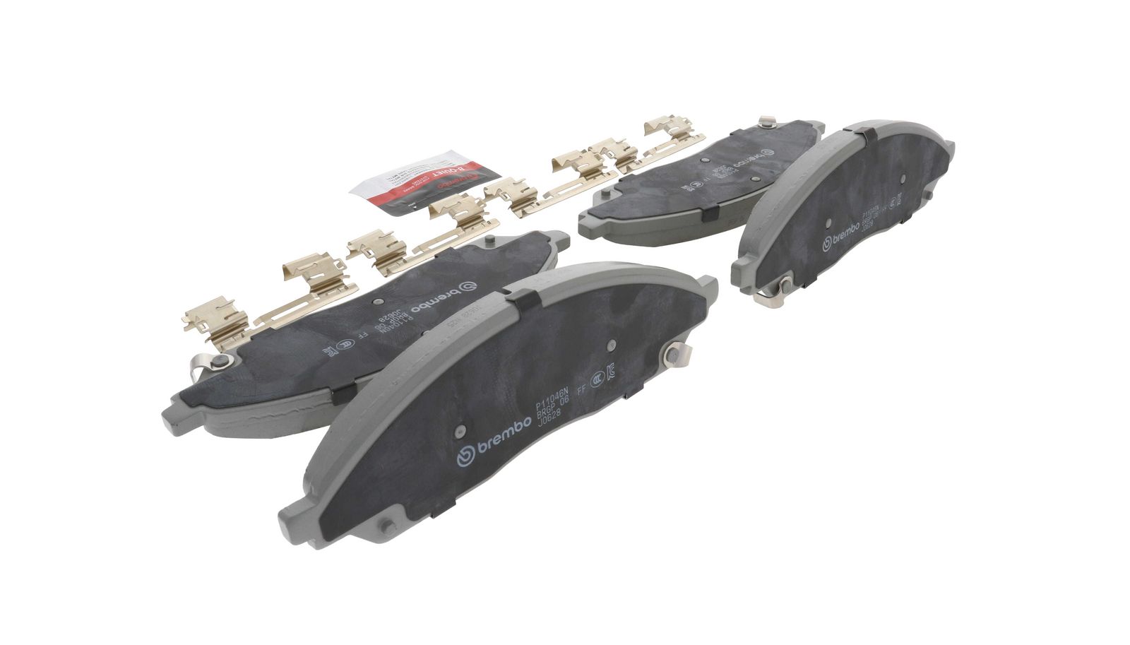 PRIME Ceramic Front Disc Brake Pad Set - P11046N_12