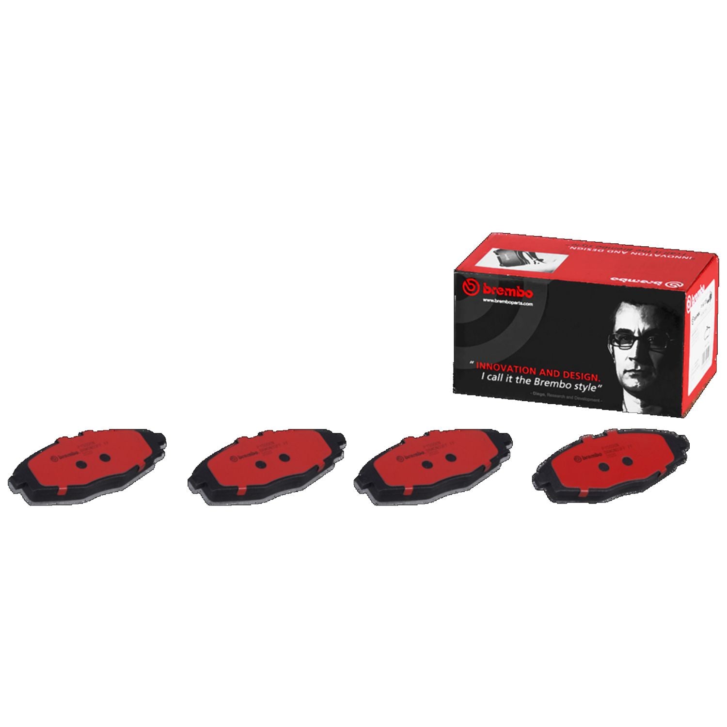 PRIME Ceramic Front Disc Brake Pad Set - P15006N_01