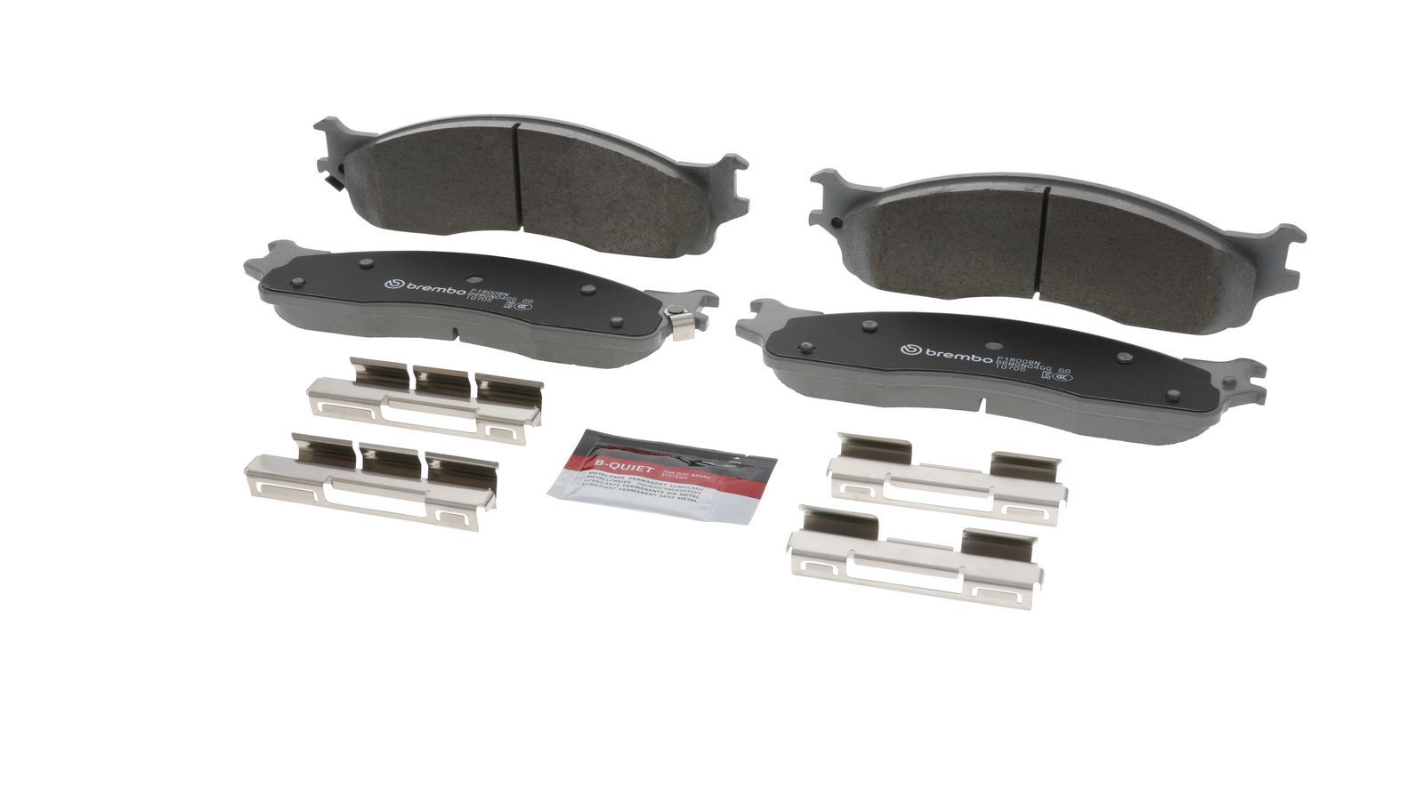 PRIME Ceramic Front Disc Brake Pad Set - P18008N_03