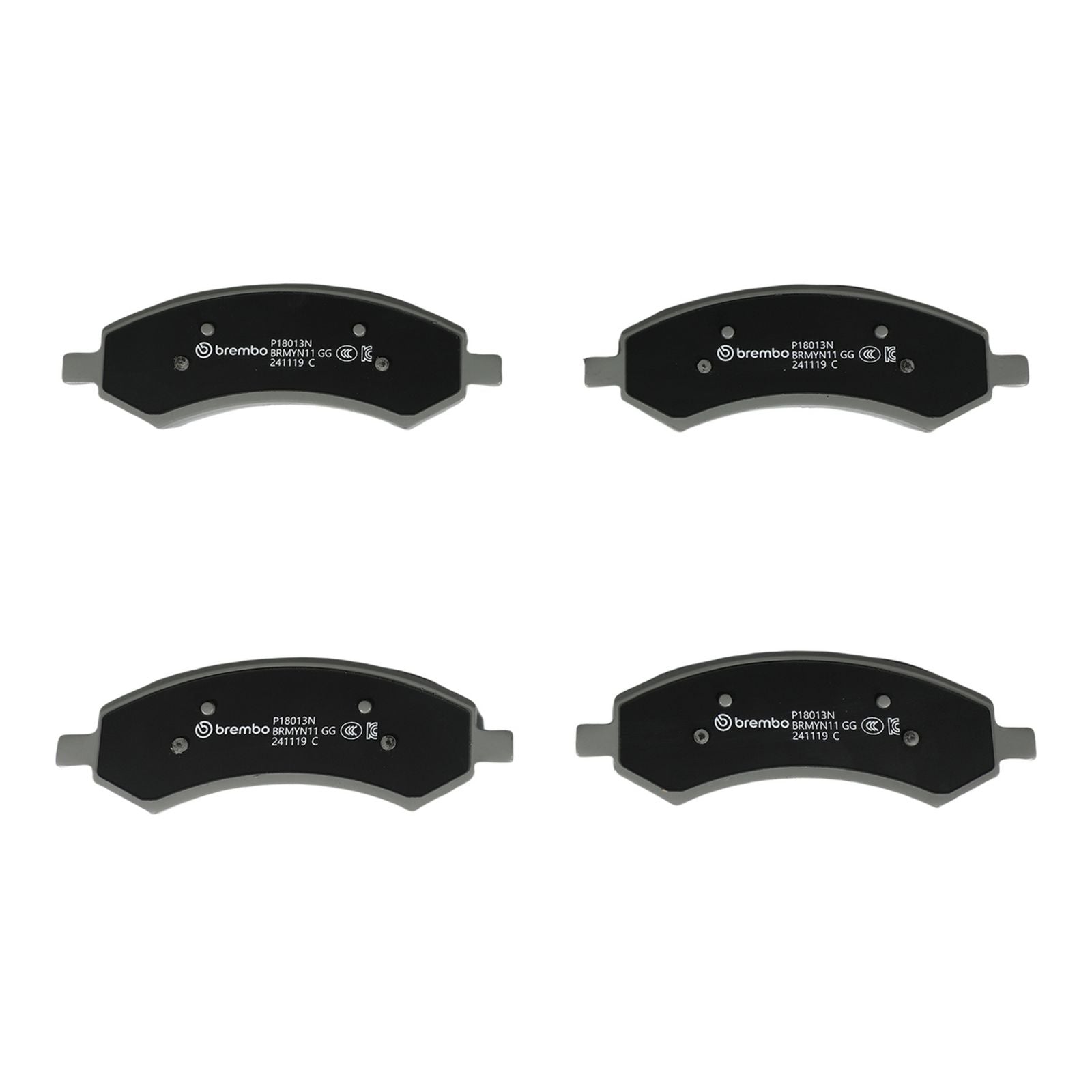 PRIME Ceramic Front Disc Brake Pad Set P18013N | Brembostore