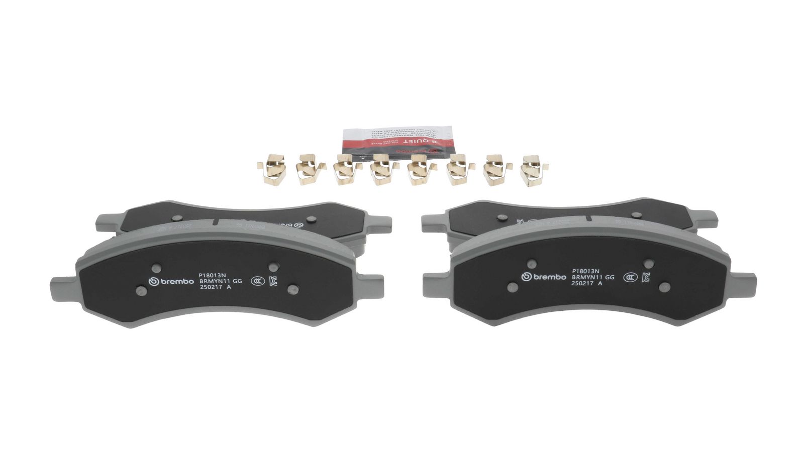 PRIME Ceramic Front Disc Brake Pad Set P18013N | Brembostore