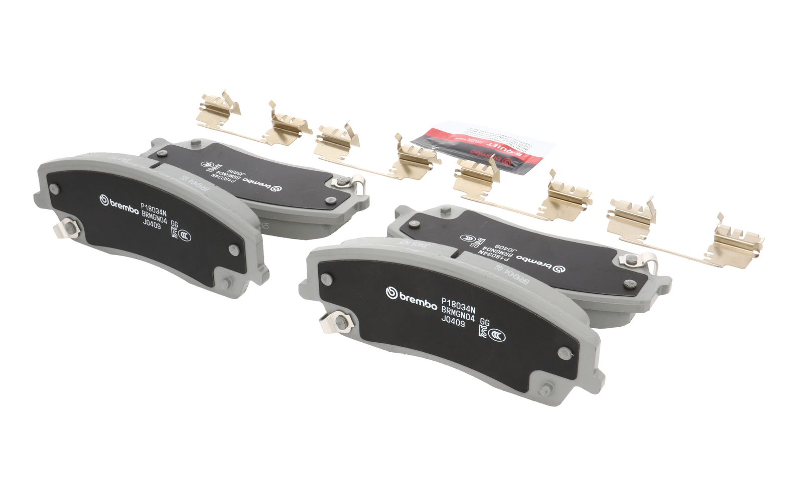 PRIME Ceramic Front Disc Brake Pad Set - P18034N_17
