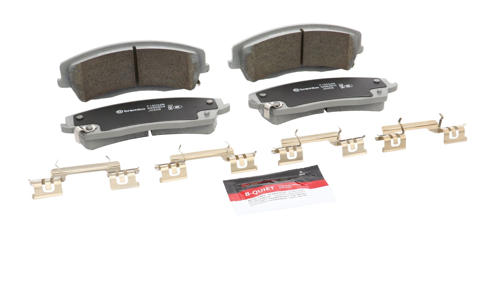 PRIME Ceramic Front Disc Brake Pad Set - P18034N_26
