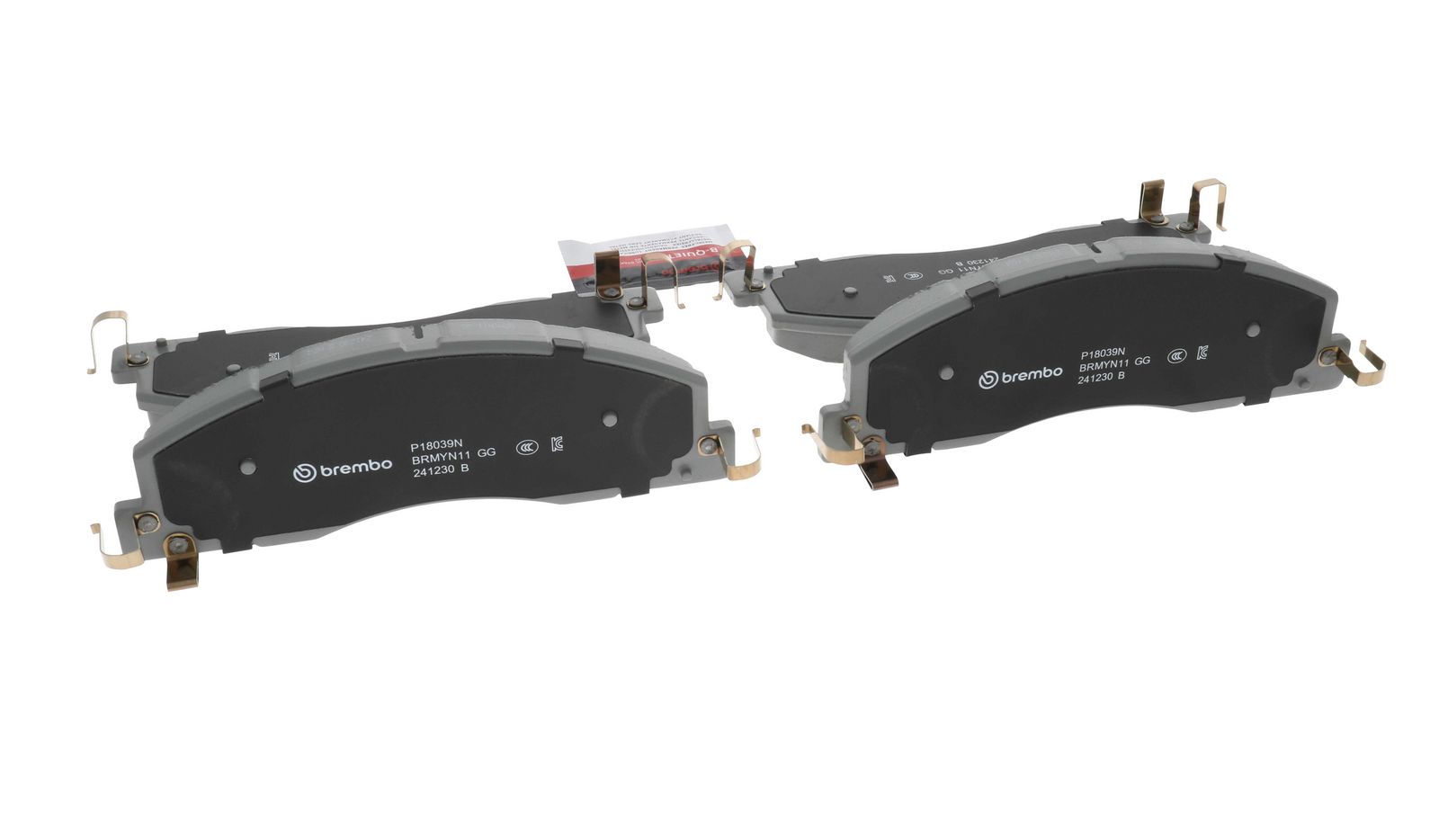 PRIME Ceramic Front Disc Brake Pad Set - P18039N_13
