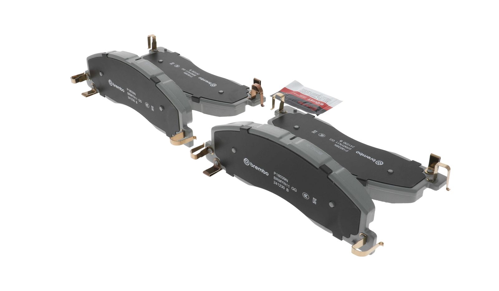 PRIME Ceramic Front Disc Brake Pad Set - P18039N_17