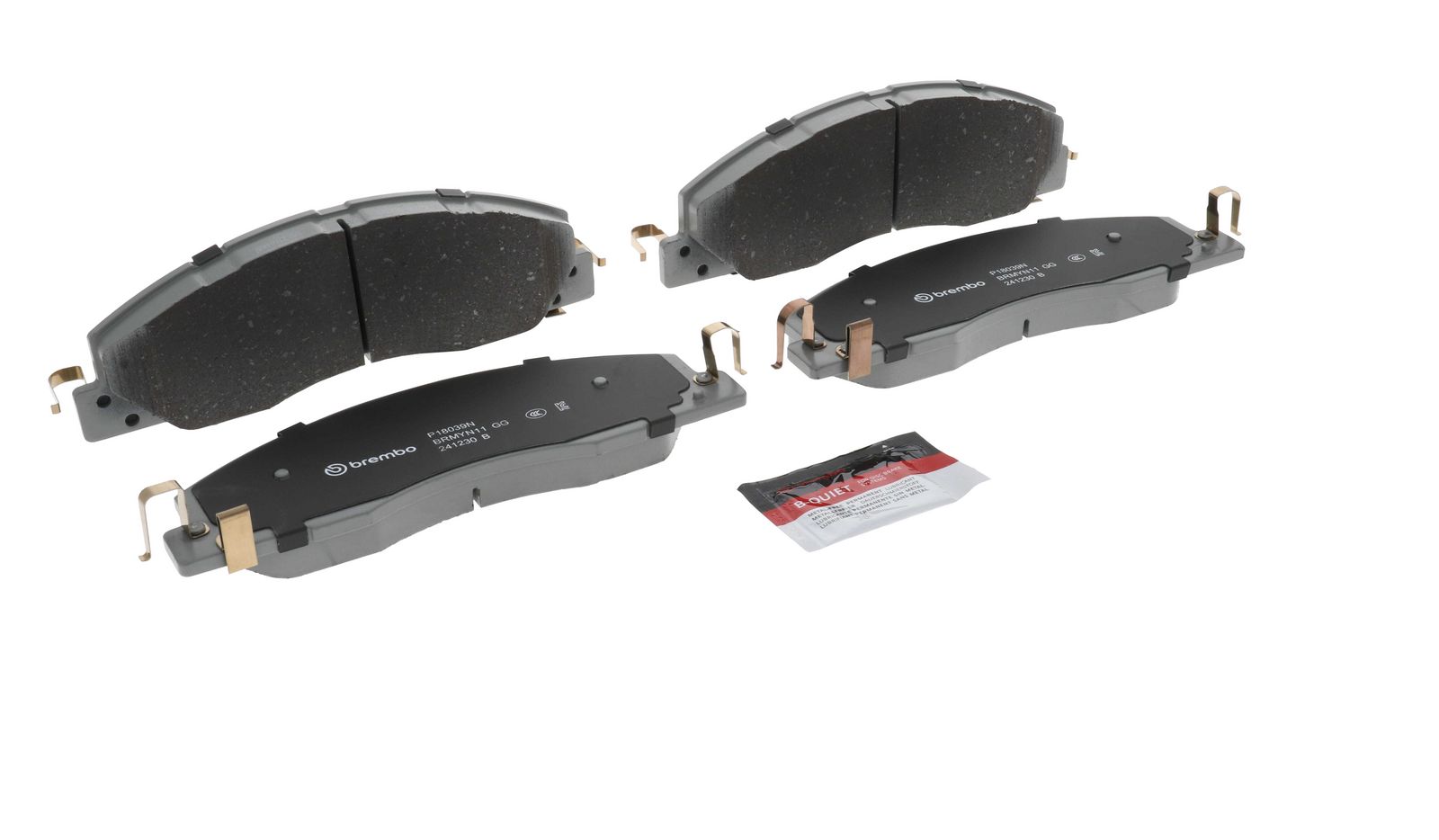 PRIME Ceramic Front Disc Brake Pad Set - P18039N_24