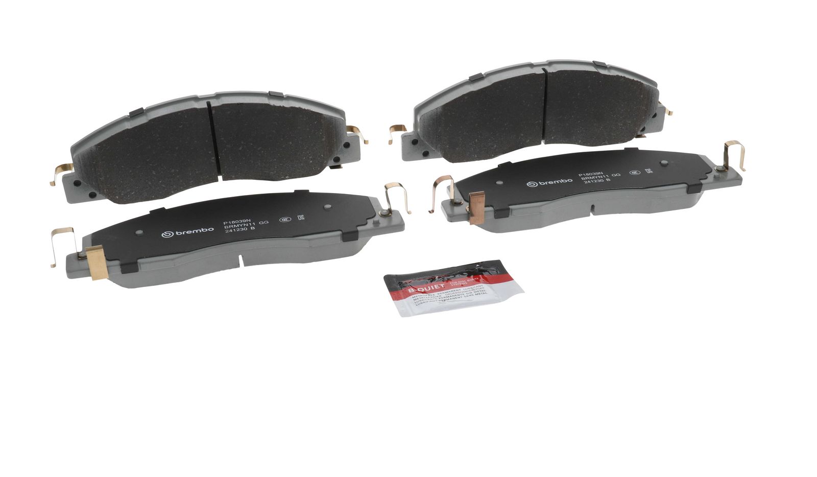 PRIME Ceramic Front Disc Brake Pad Set - P18039N_25