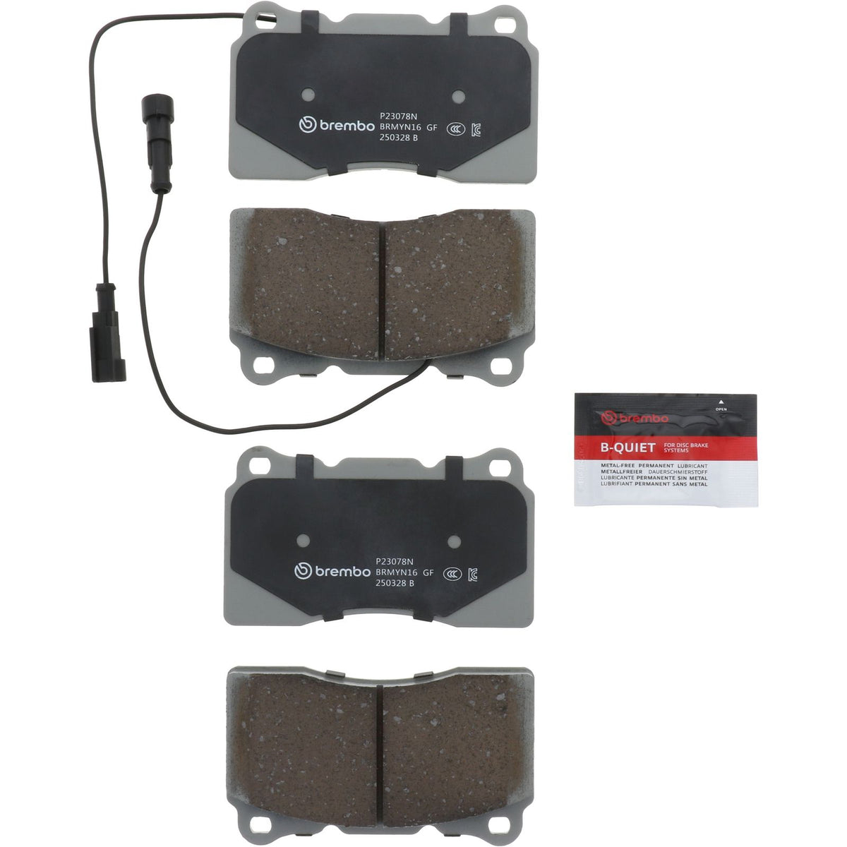 PRIME Ceramic Front Disc Brake Pad Set - P23078N_02