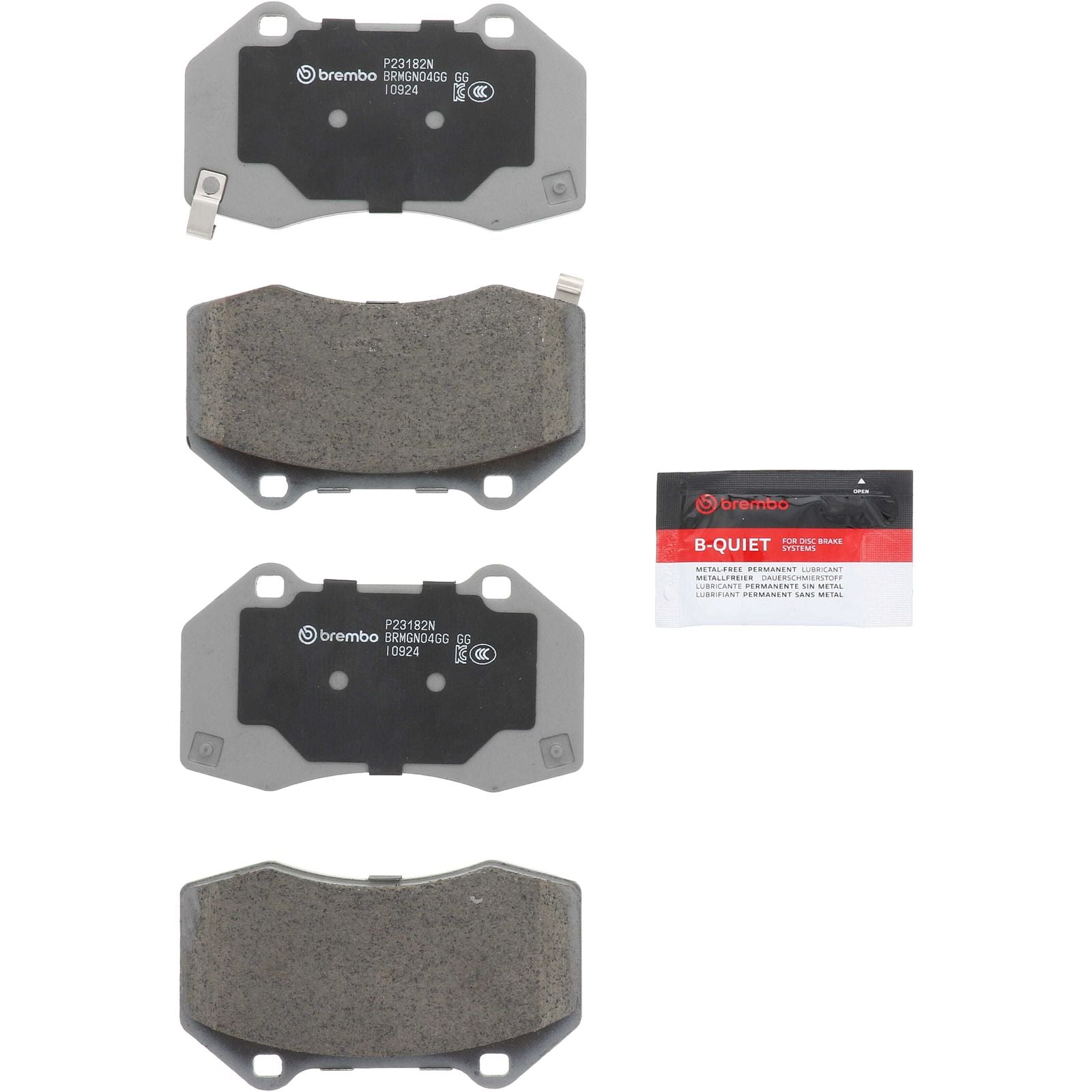 PRIME Ceramic Front Disc Brake Pad Set - P23182N_26