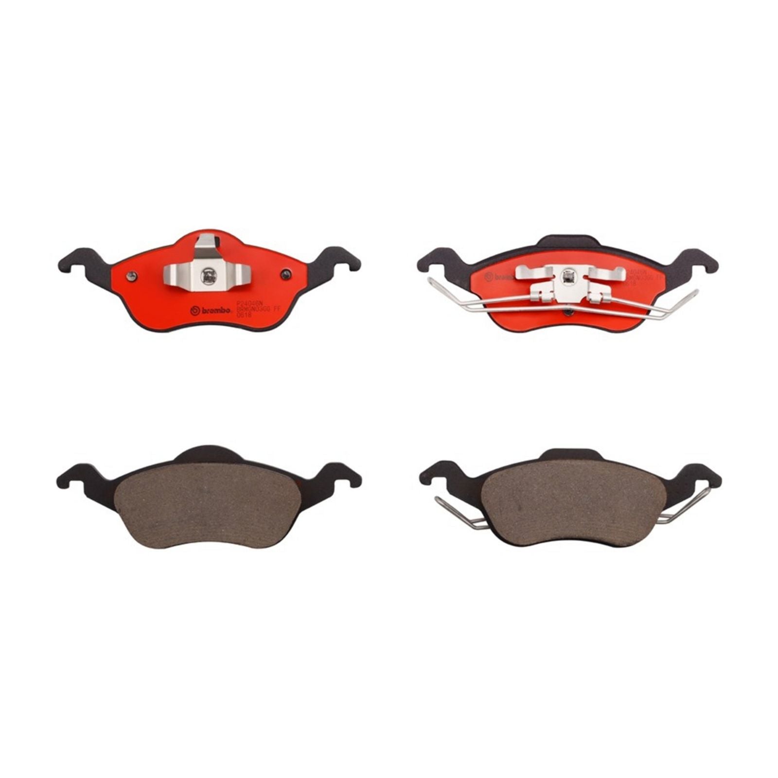 PRIME Ceramic Front Disc Brake Pad Set - P24046N_01
