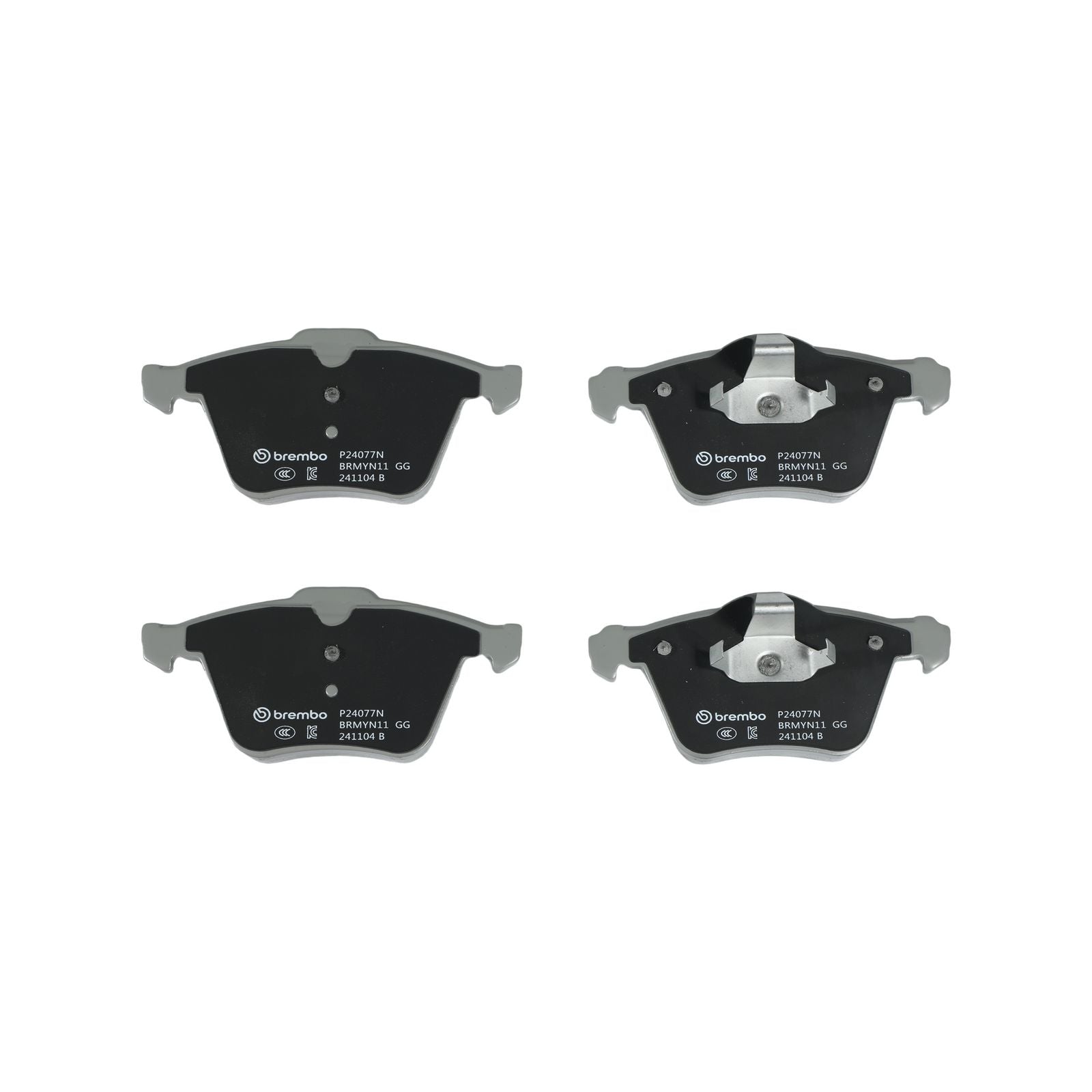 PRIME Ceramic Front Disc Brake Pad Set - P24077N_04
