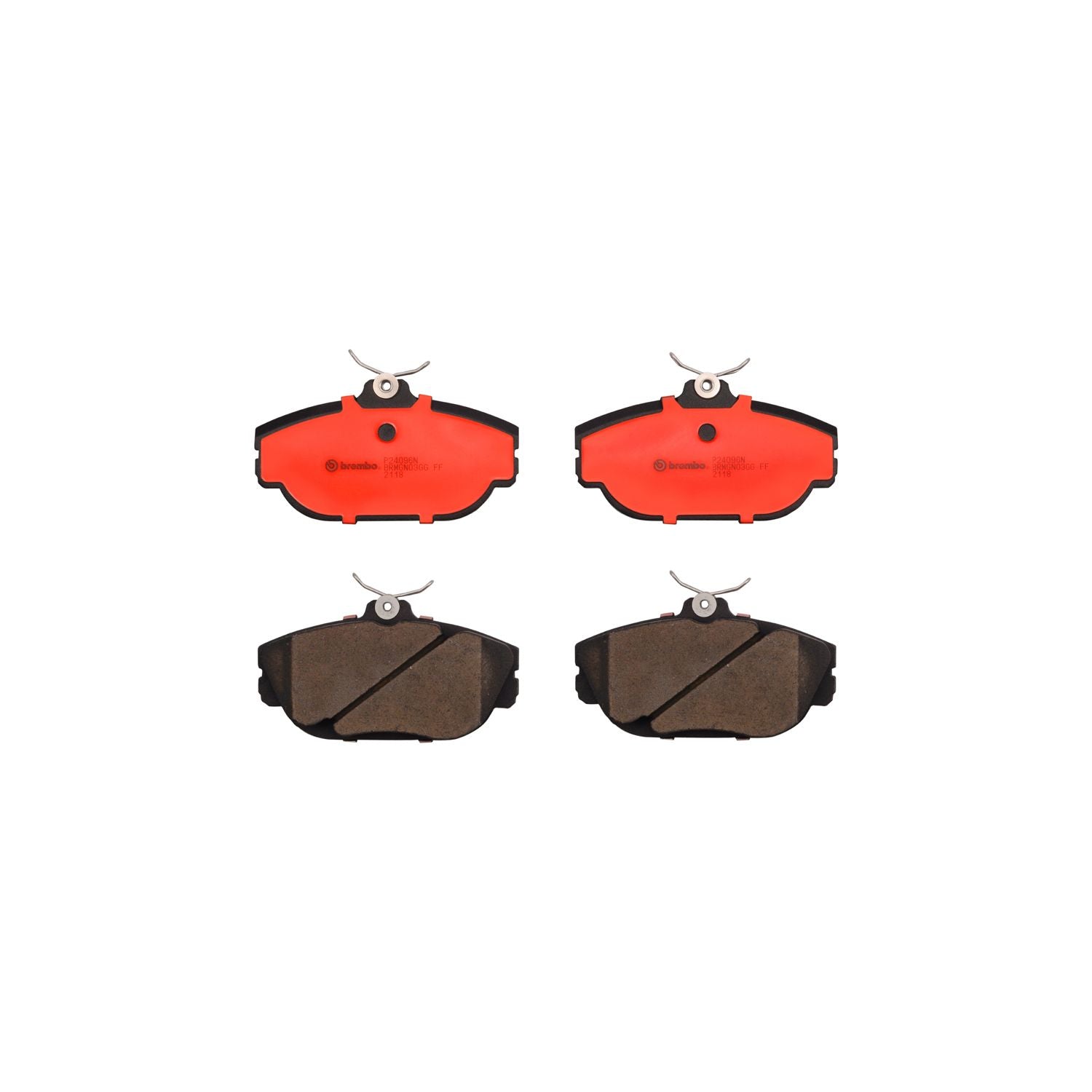 PRIME Ceramic Front Disc Brake Pad Set - P24096N_01