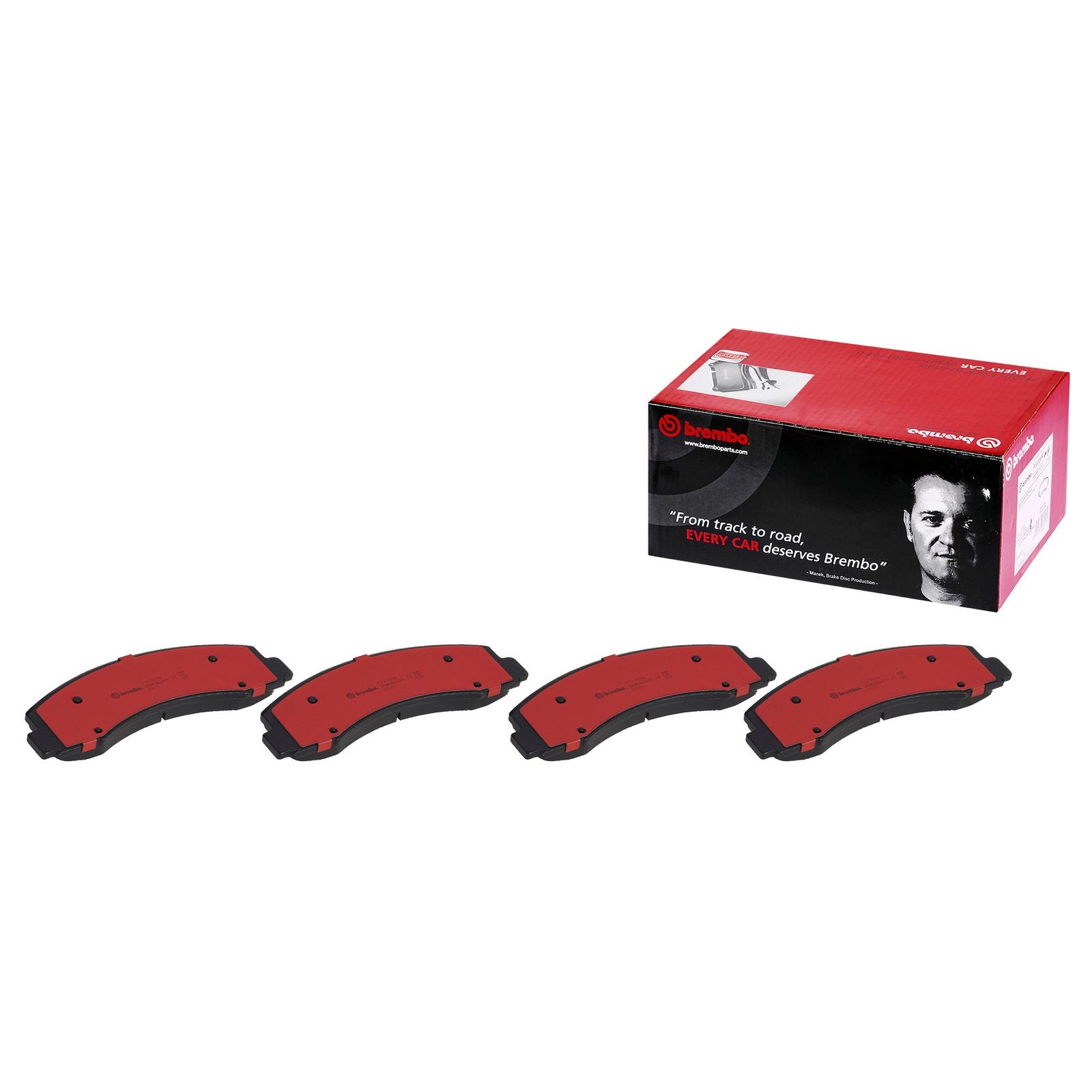 PRIME Ceramic Front Disc Brake Pad Set - P24166N_01